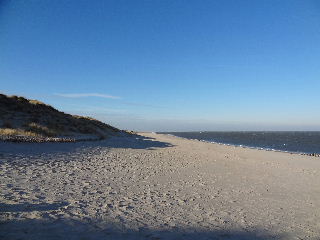 List Strand Ellenbogen im Januar Winterreize