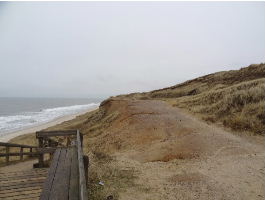 Ferienwohnung Wenningstedt Sylt Urlaub April  Strandabgang zwischen Kampen und Wenningstedt